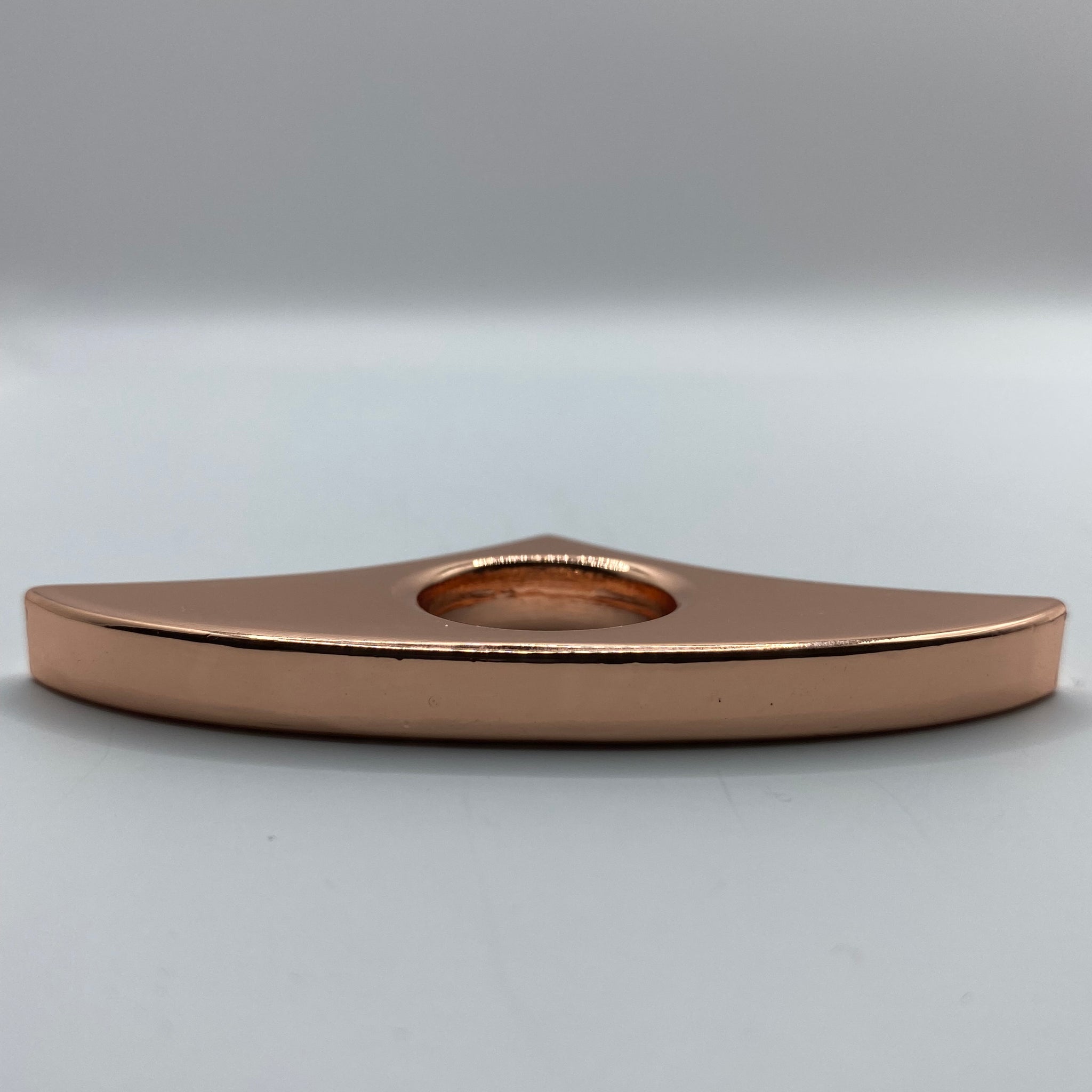 Chic Rose Gold BookHold Displayed Against a White Background